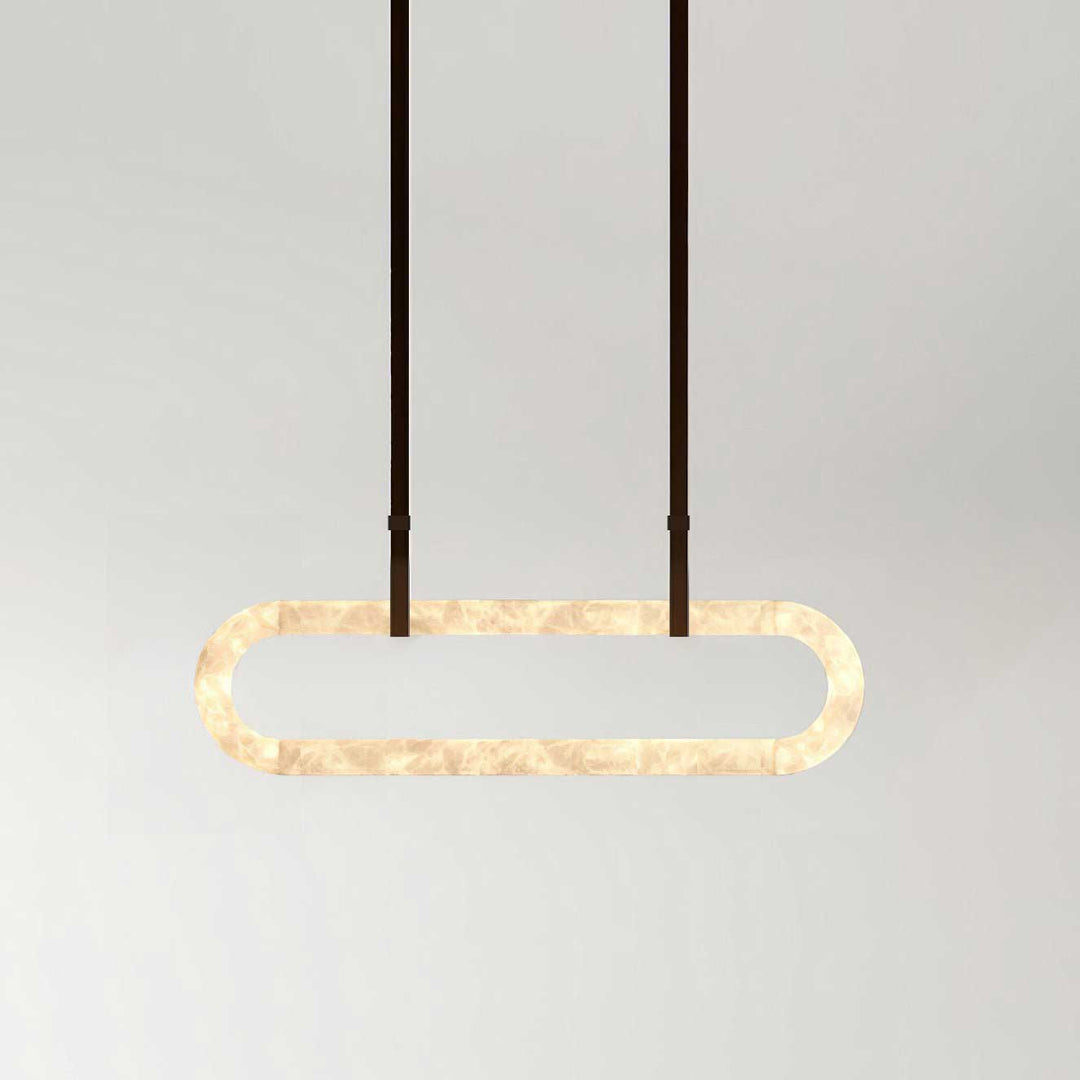 Circle Alabaster Chandelier - Vakkerlight
