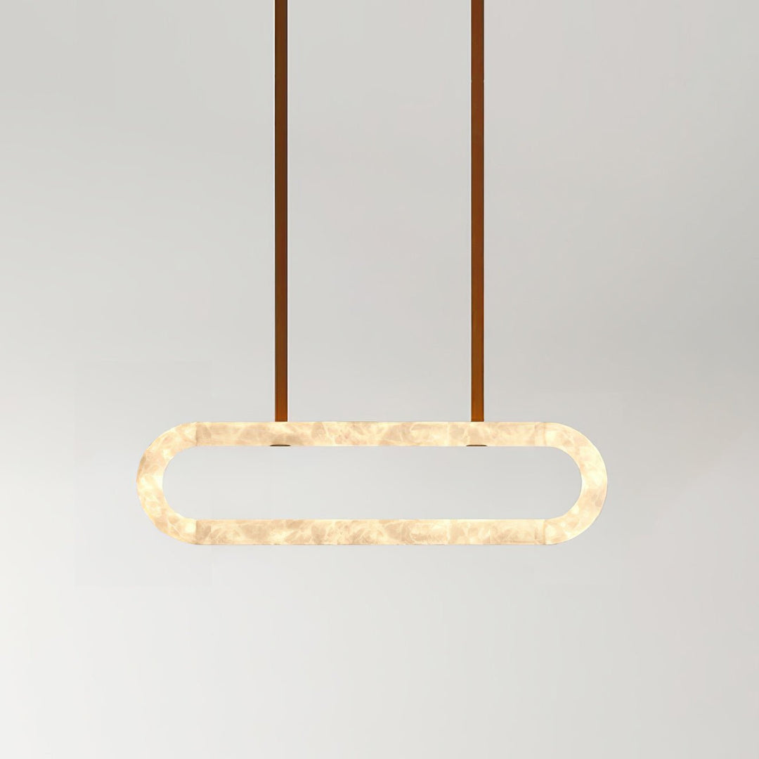 Circle Alabaster Chandelier - Vakkerlight