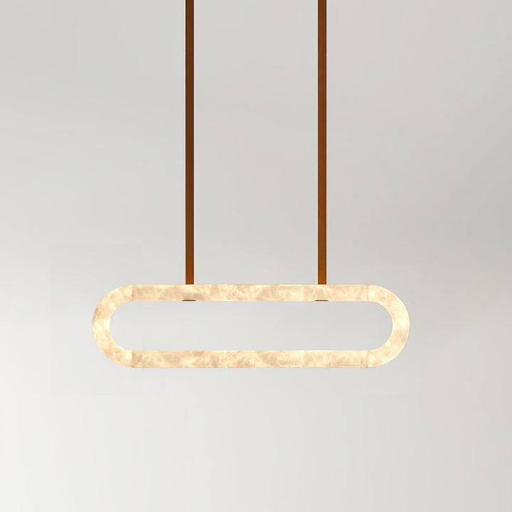 Circle Alabaster Chandelier - Vakkerlight