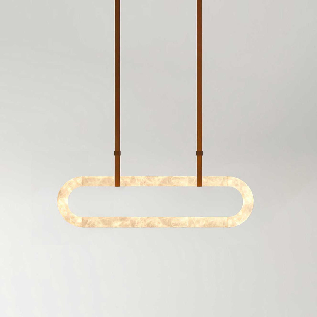 Circle Alabaster Chandelier - Vakkerlight