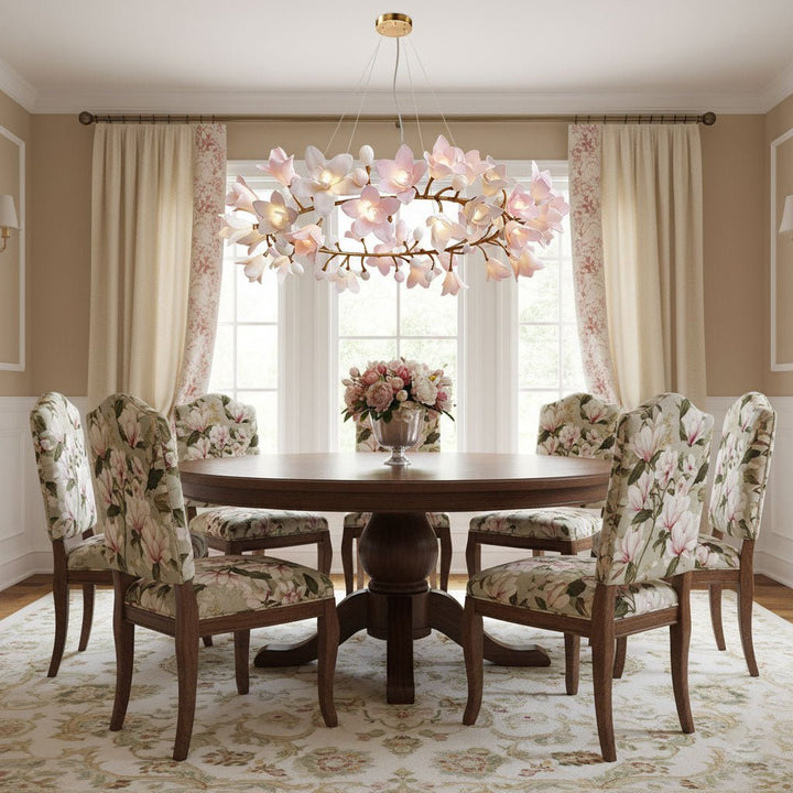 Circular Blossom Chandelier - Vakkerlight