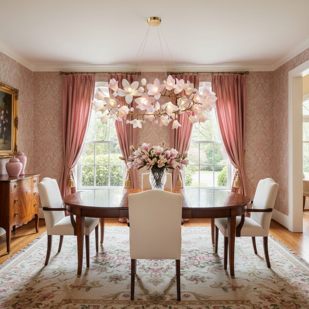 Circular Blossom Chandelier - Vakkerlight