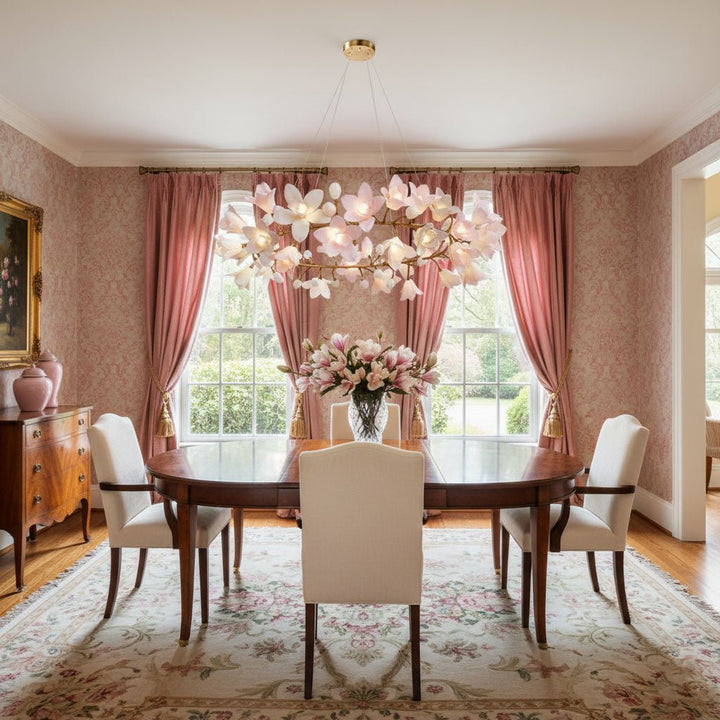 Circular Blossom Chandelier - Vakkerlight