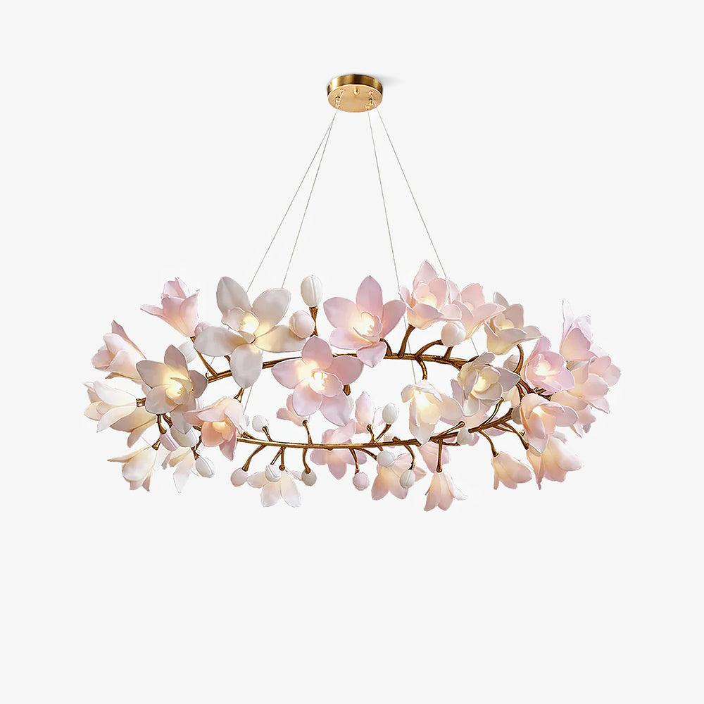 Circular Blossom Chandelier - Vakkerlight