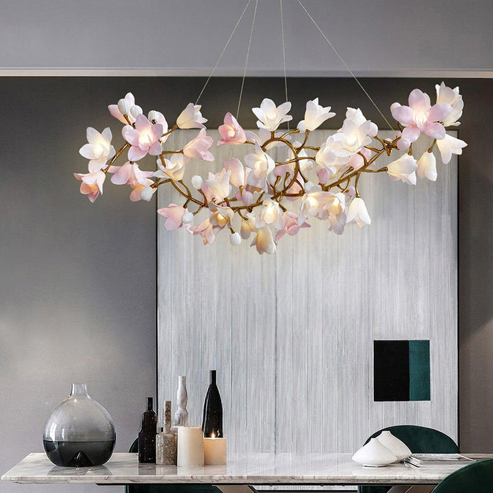 Circular Blossom Chandelier - Vakkerlight