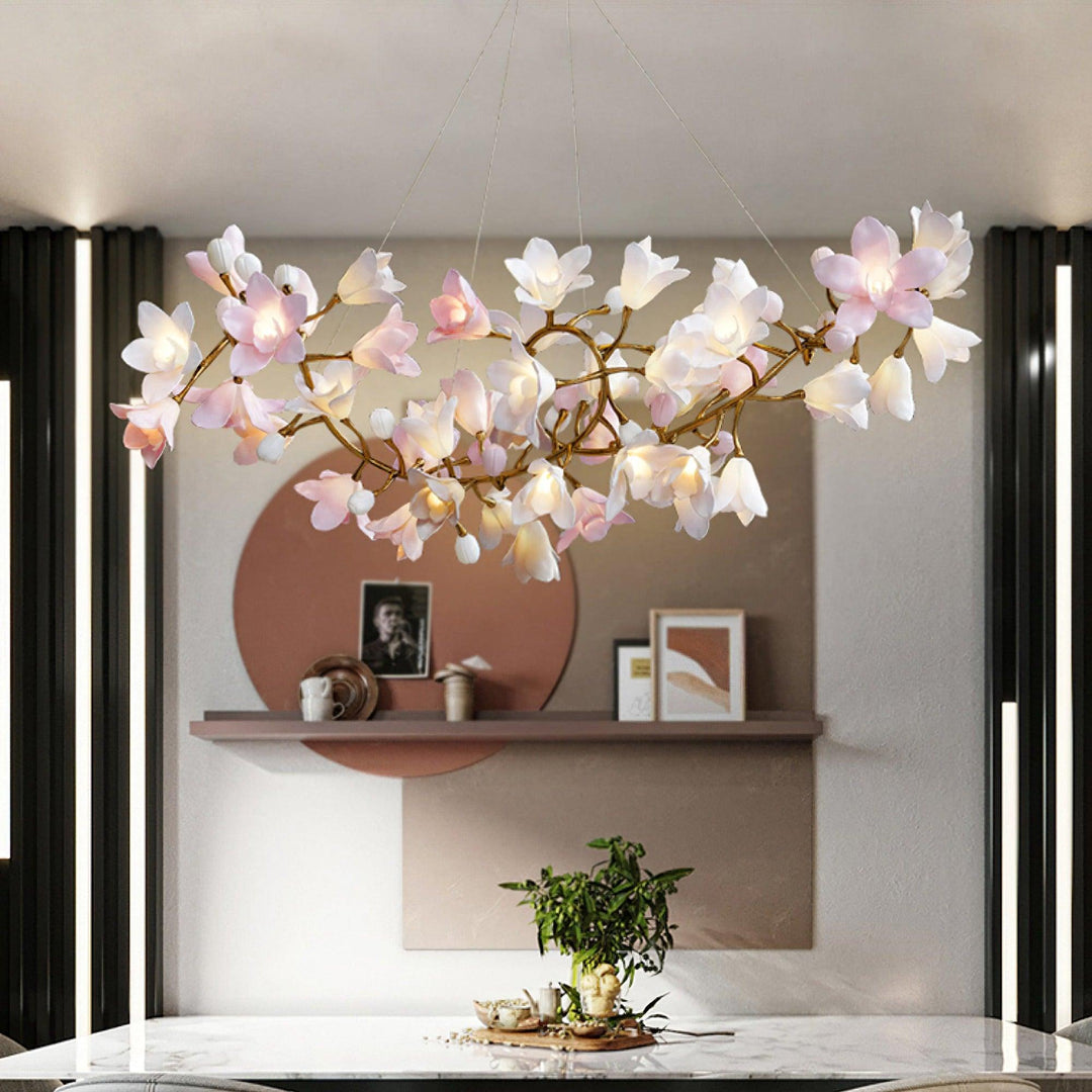 Circular Blossom Chandelier - Vakkerlight