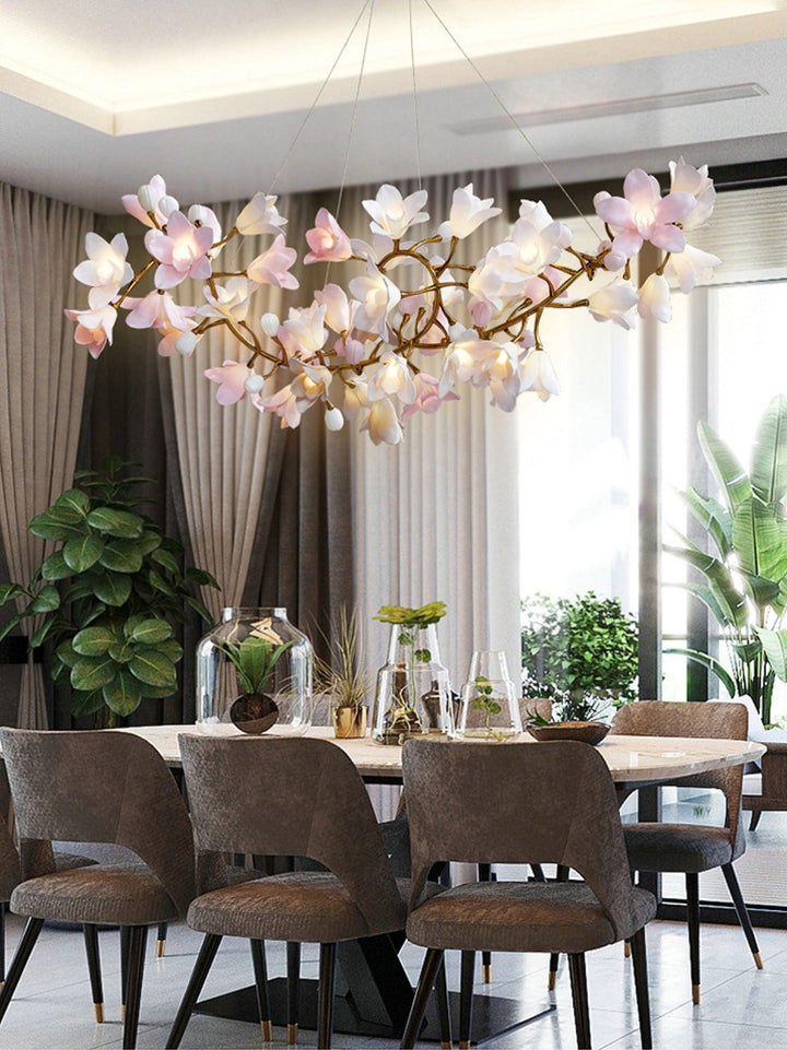 Circular Blossom Chandelier - Vakkerlight