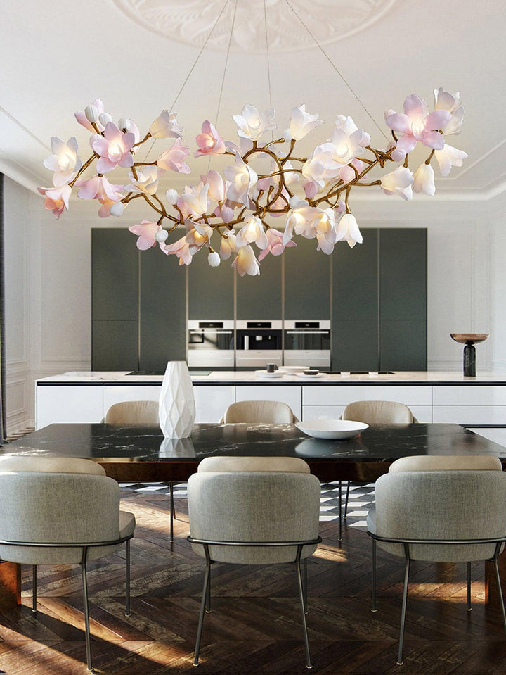 Circular Blossom Chandelier - Vakkerlight