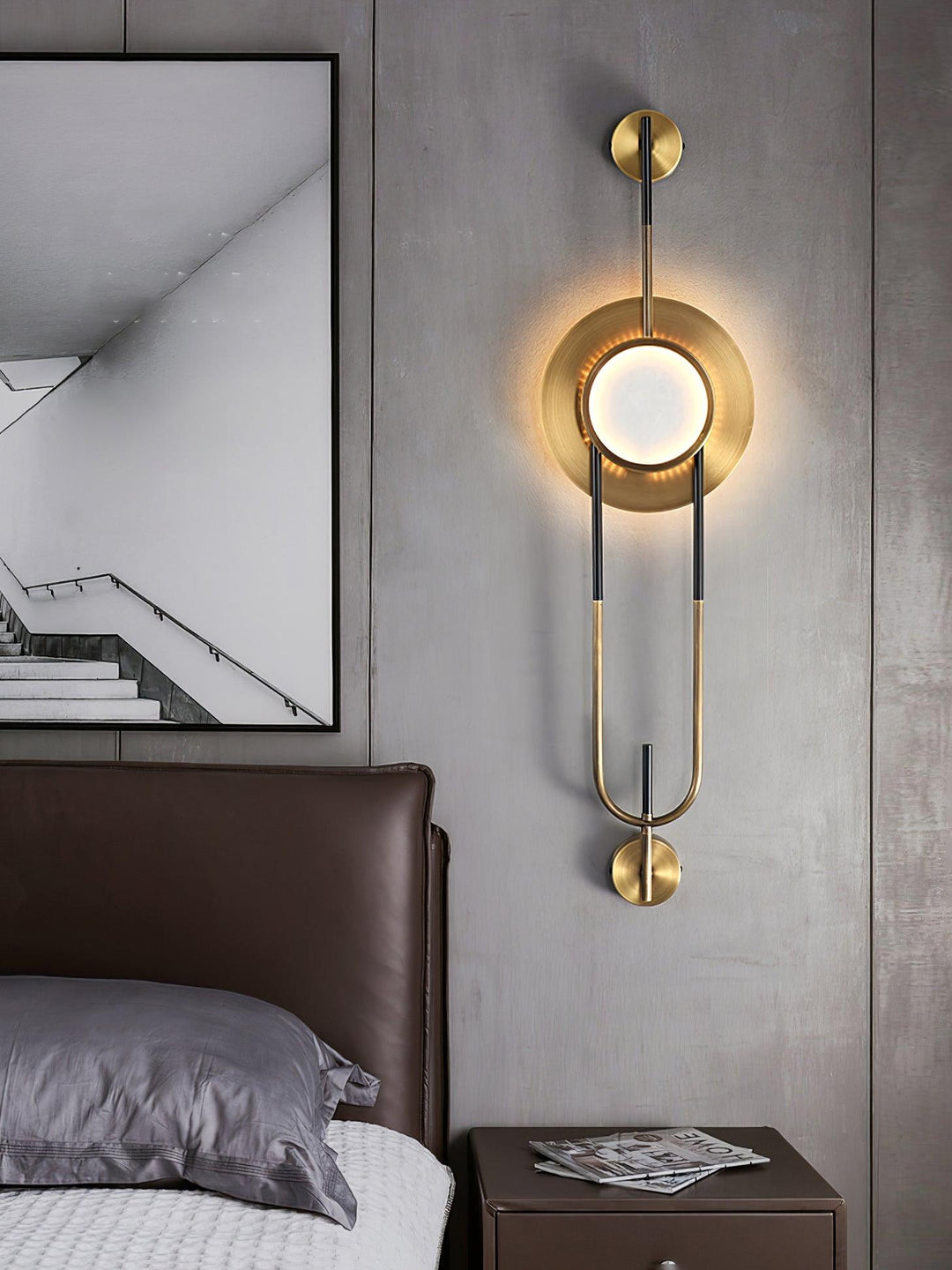 Circular Marble Wall Light - Vakkerlight