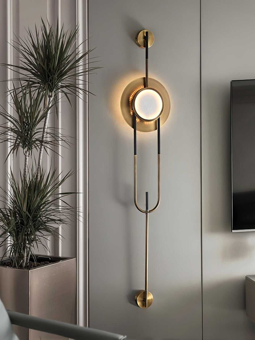 Circular Marble Wall Light - Vakkerlight