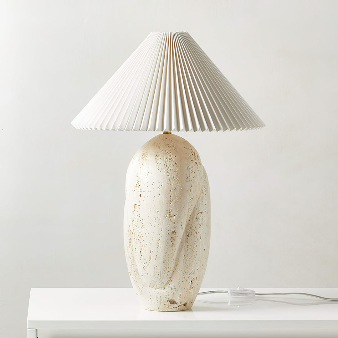 Cirra Travertine Table Lamp - Vakkerlight