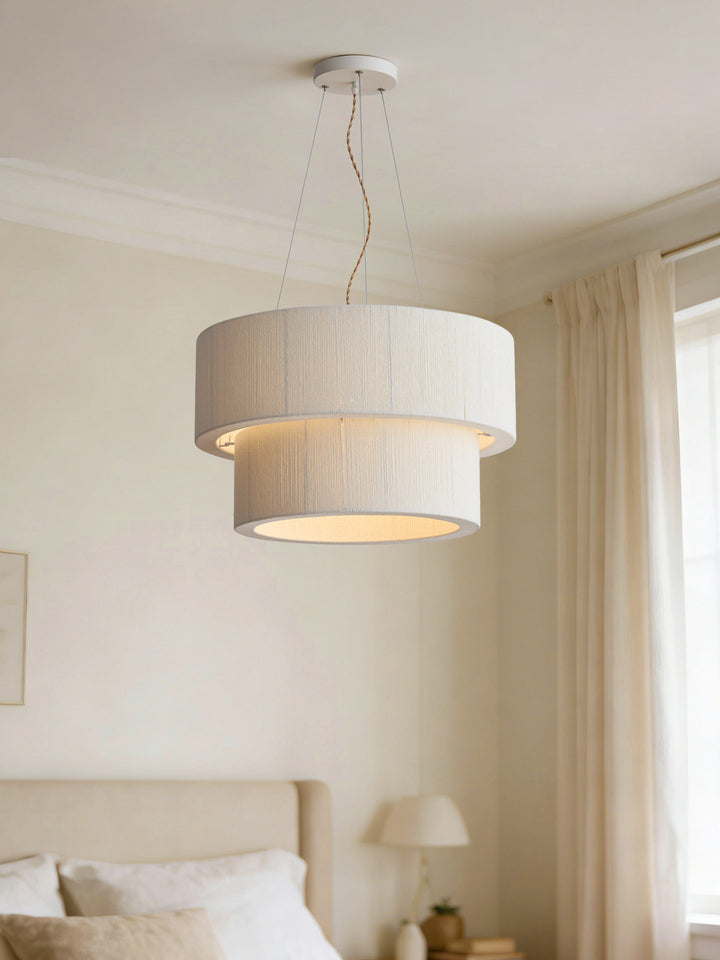 Cirrus Corded Cotton Pendant Lamp