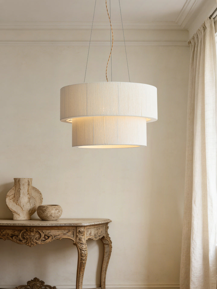 Cirrus Corded Cotton Pendant Lamp