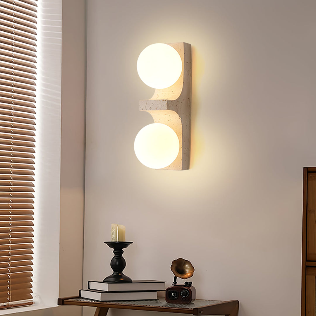 Cirra Travertine Wall Light - Vakkerlight