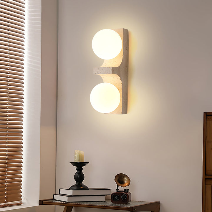 Cirra Travertine Wall Light - Vakkerlight