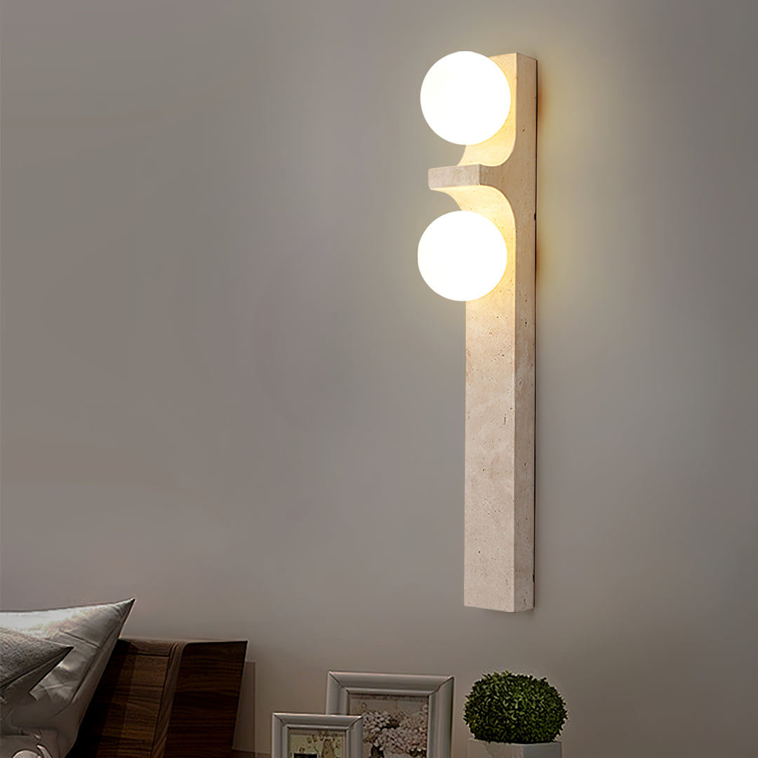 Cirra Travertine Wall Light - Vakkerlight
