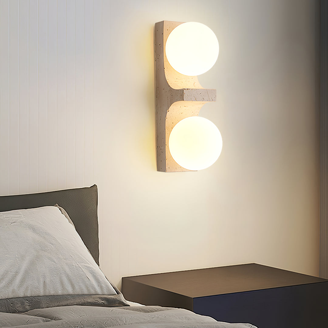 Cirra Travertine Wall Light - Vakkerlight