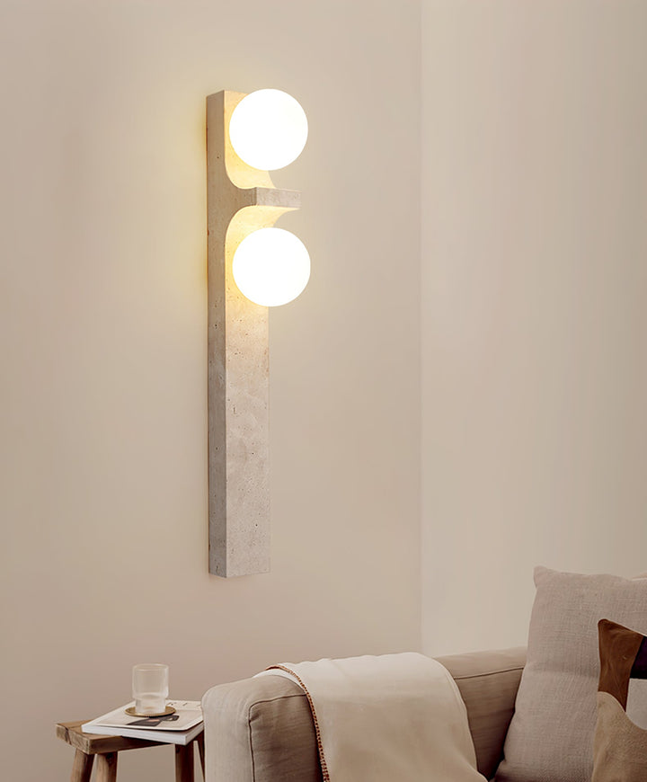 Cirra Travertine Wall Light - Vakkerlight