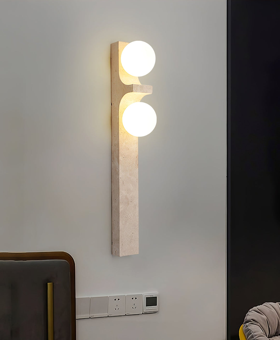 Cirra Travertine Wall Light - Vakkerlight