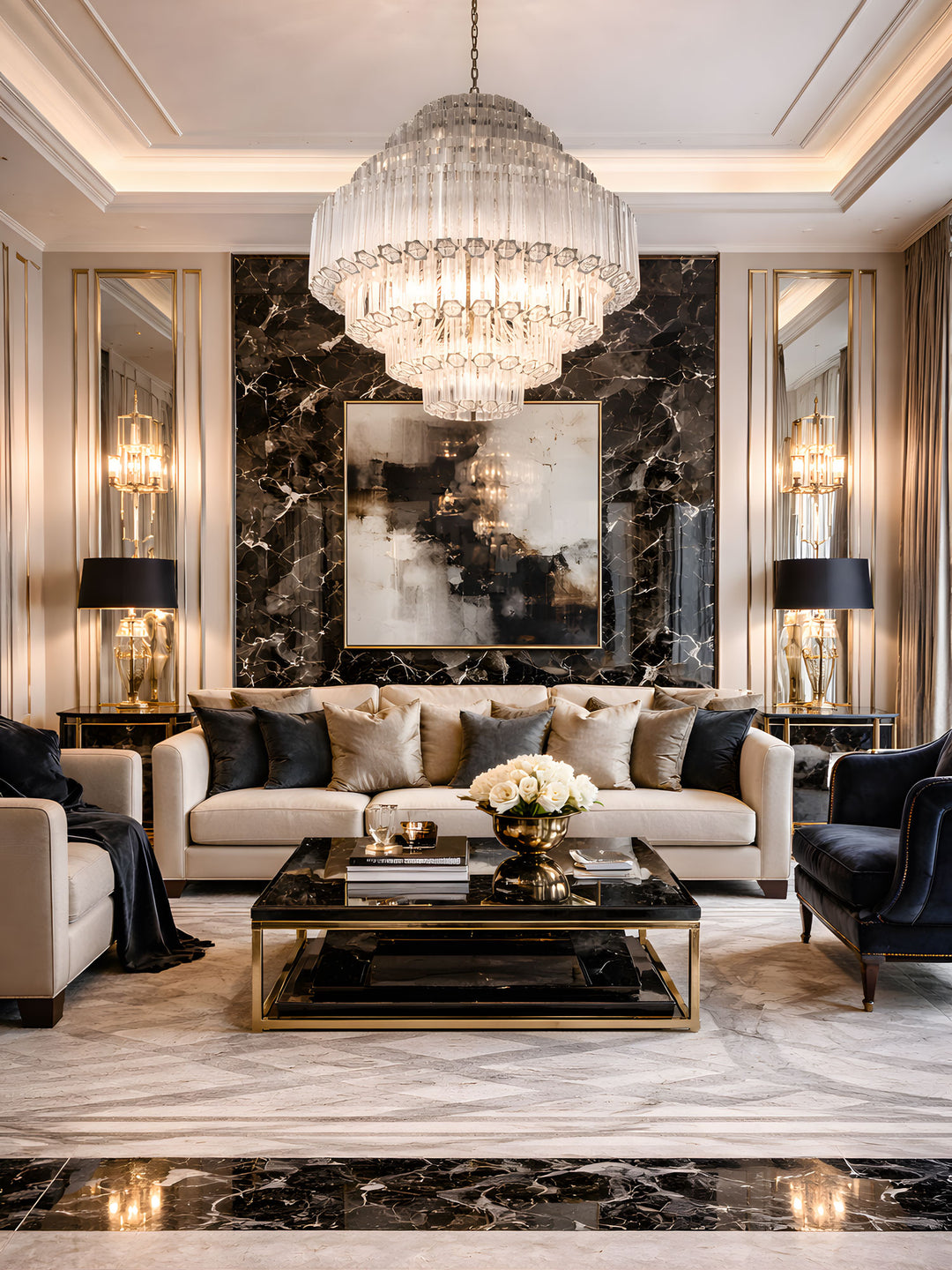 Clear Grande Palermo Chandelier