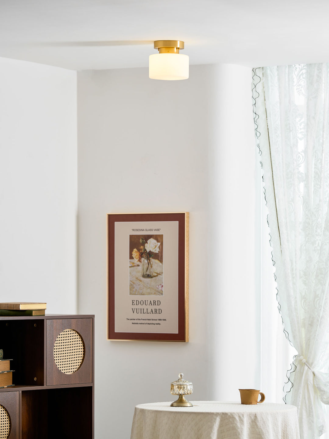 Clinio Flush Mount Ceiling Light - Vakkerlight