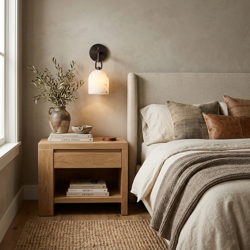 Cloche Alabaster Wall Sconce