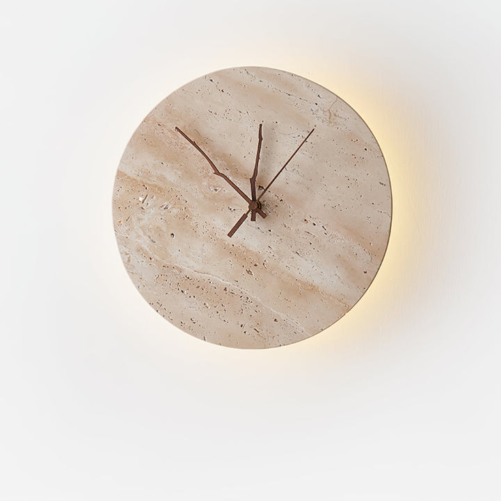 Clock Travertine Wall Lamp - Vakkerlight