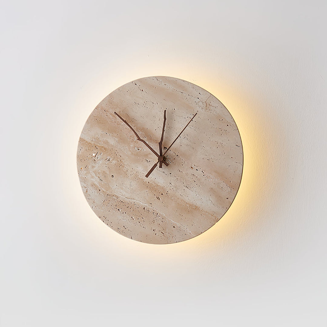 Clock Travertine Wall Lamp - Vakkerlight