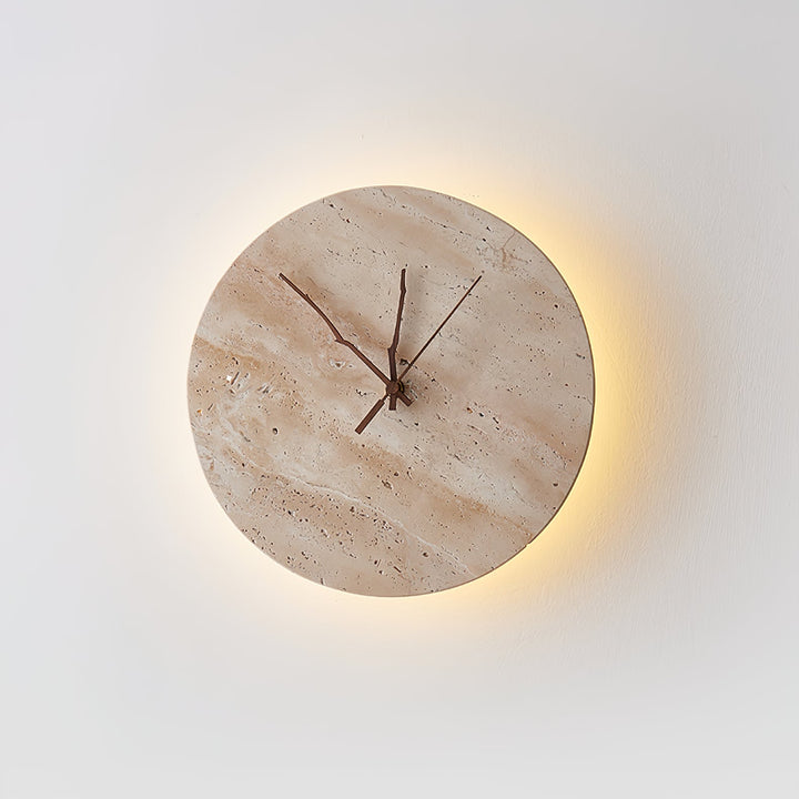 Clock Travertine Wall Lamp - Vakkerlight