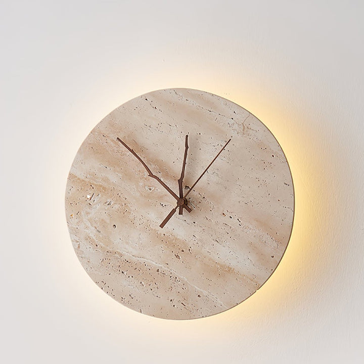 Clock Travertine Wall Lamp - Vakkerlight