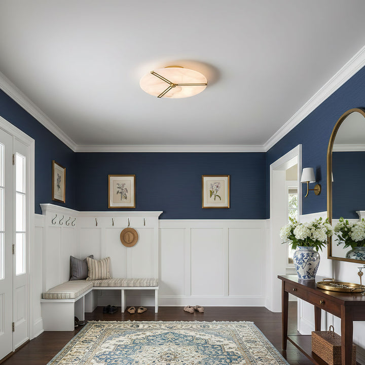 Clocks Alabaster Ceiling Light - Vakkerlight