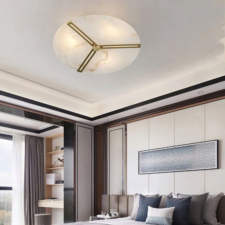 Clocks Alabaster Ceiling Light - Vakkerlight