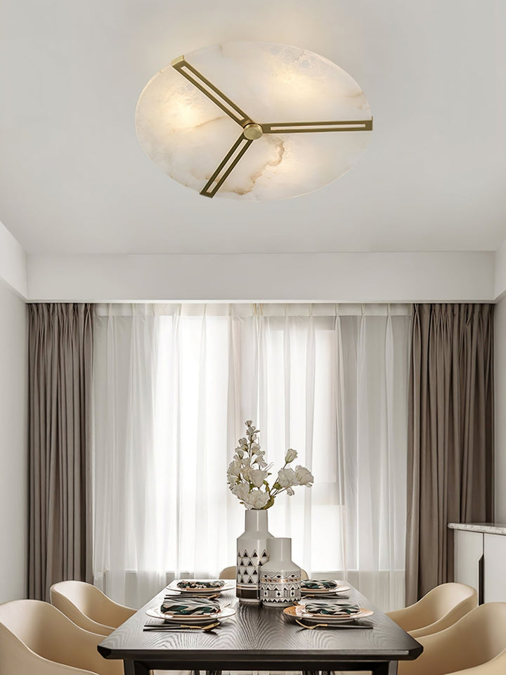 Clocks Alabaster Ceiling Light - Vakkerlight