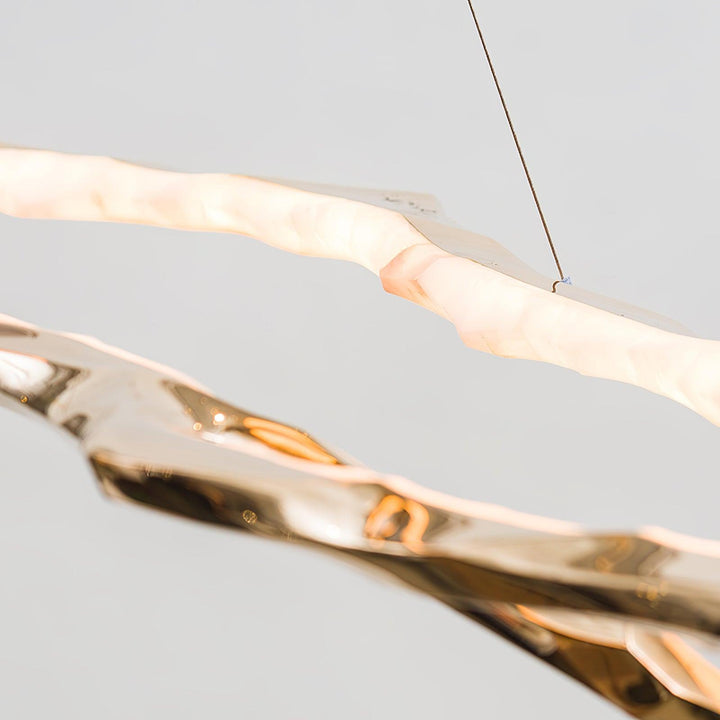 Cloud Rings Series Brass Chandelier - Vakkerlight