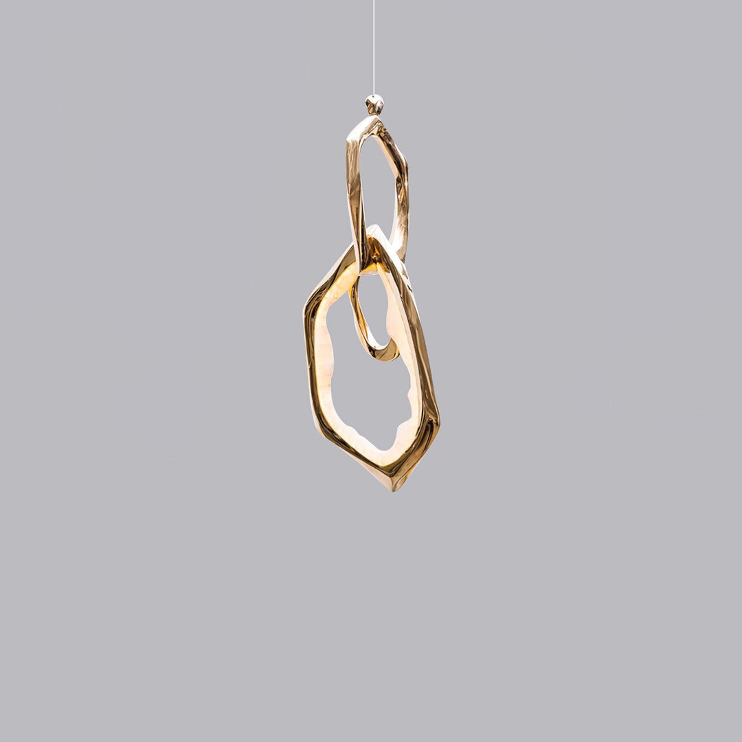 Cloud Rings Series Brass Chandelier - Vakkerlight