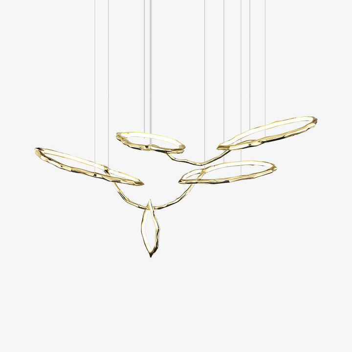 Cloud Rings Series Brass Chandelier - Vakkerlight