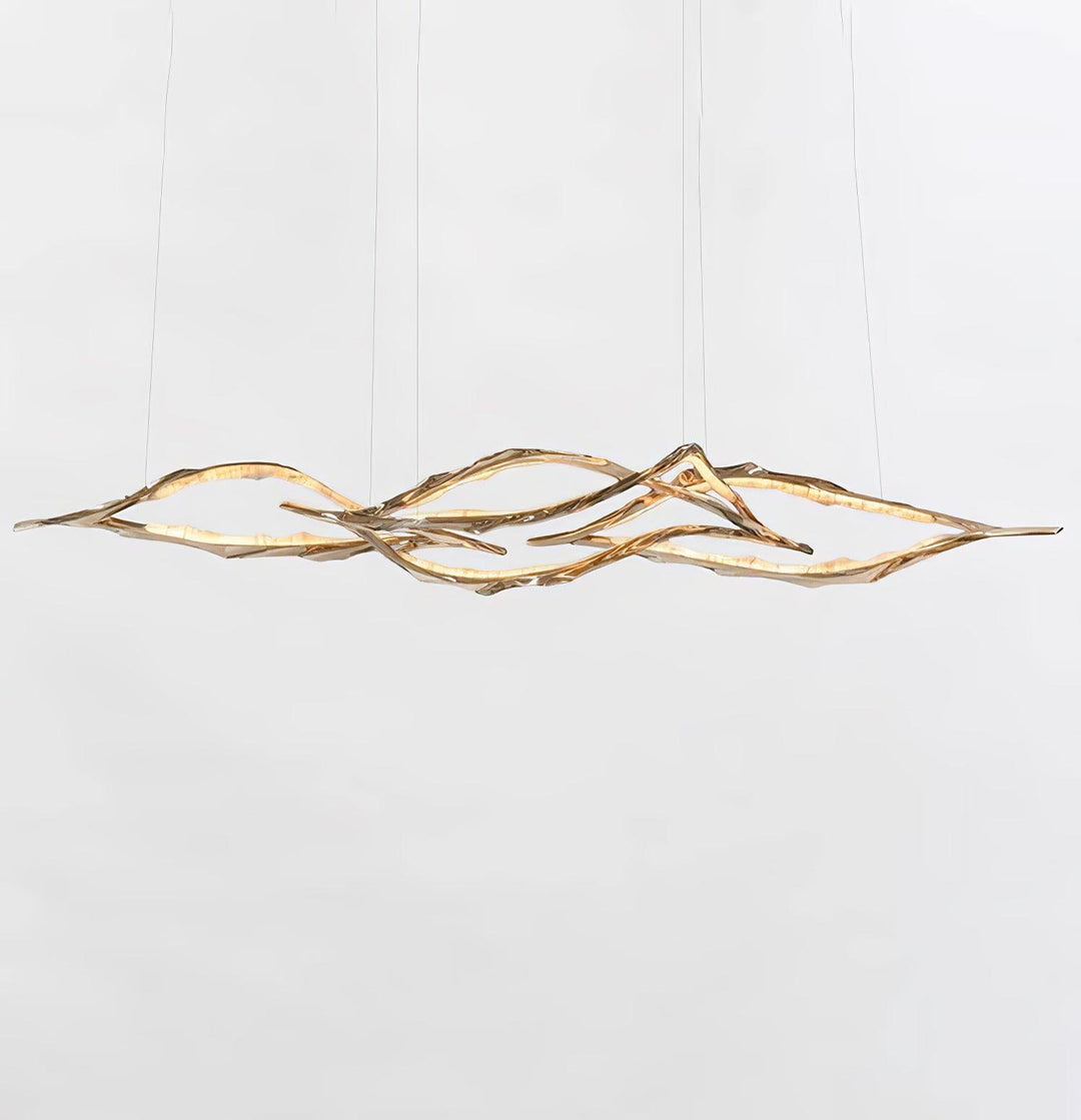 Cloud Rings Series Brass Chandelier - Vakkerlight