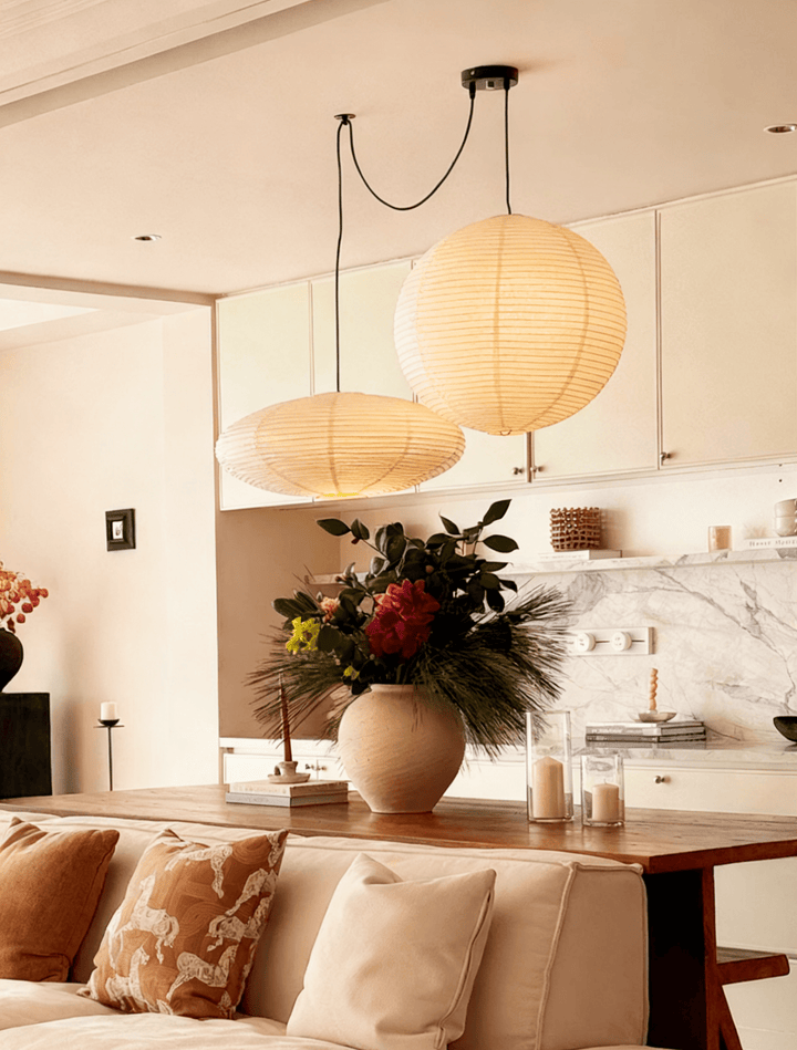 Washi Paper Whimsy Pendant Lamp - Vakkerlight