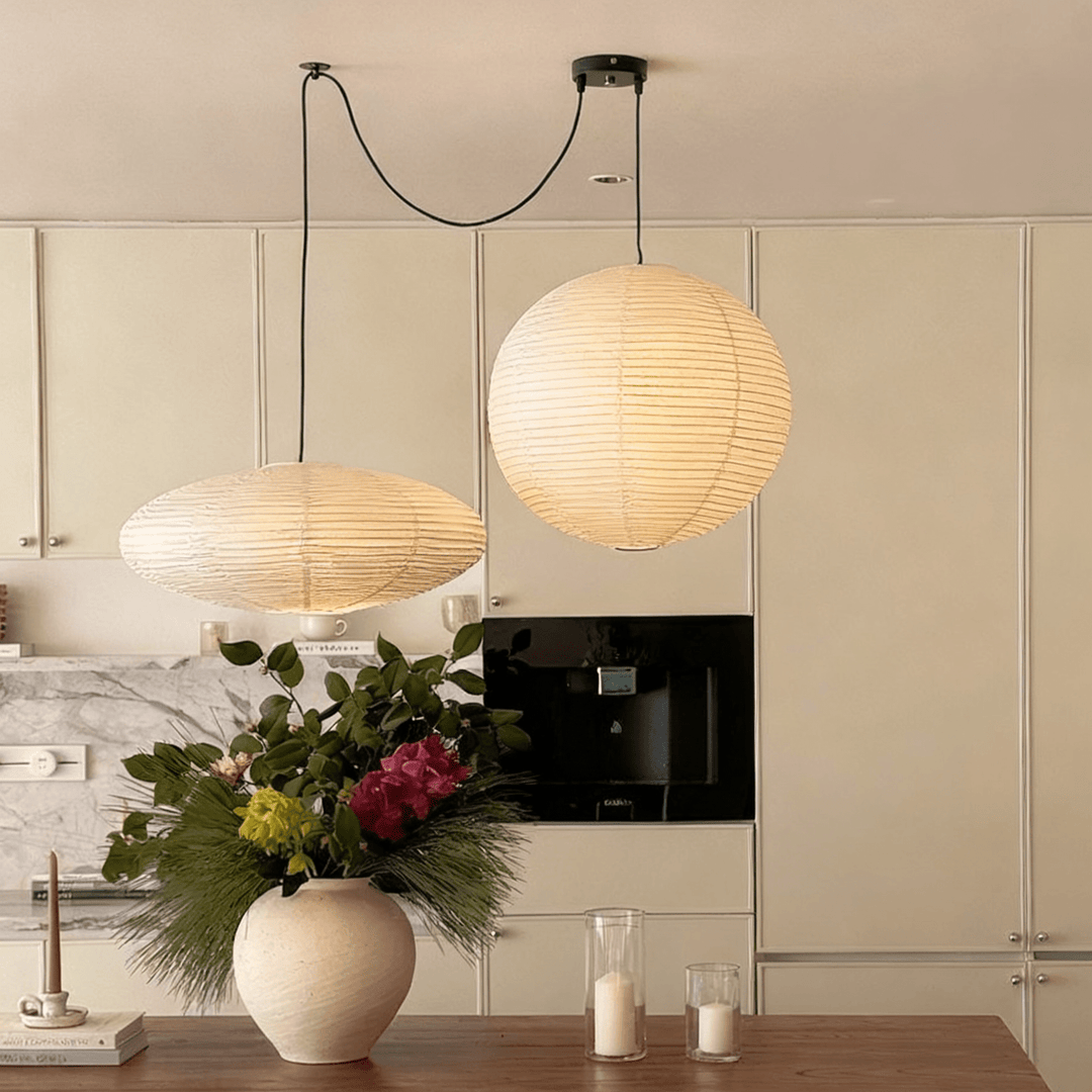 Washi Paper Whimsy Pendant Lamp - Vakkerlight