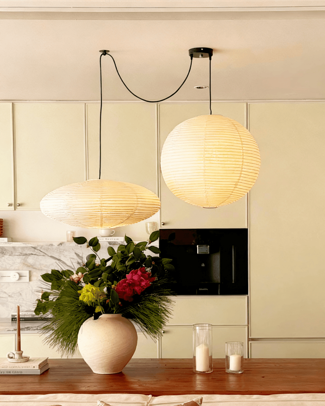 Washi Paper Whimsy Pendant Lamp - Vakkerlight