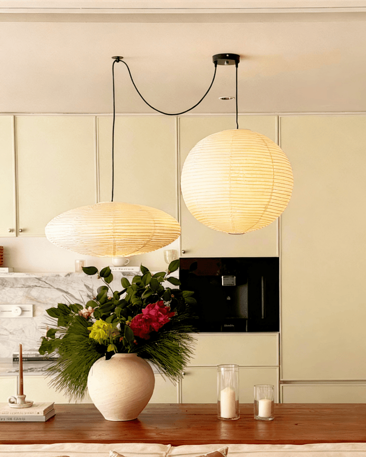 Washi Paper Whimsy Pendant Lamp - Vakkerlight