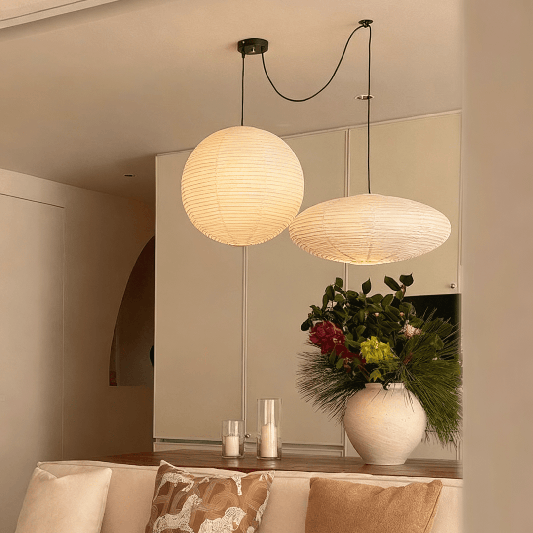 Washi Paper Whimsy Pendant Lamp - Vakkerlight