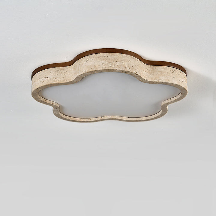 Cloudline Travertine Ceiling Lamp