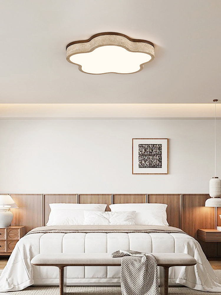 Cloudline Travertine Ceiling Lamp