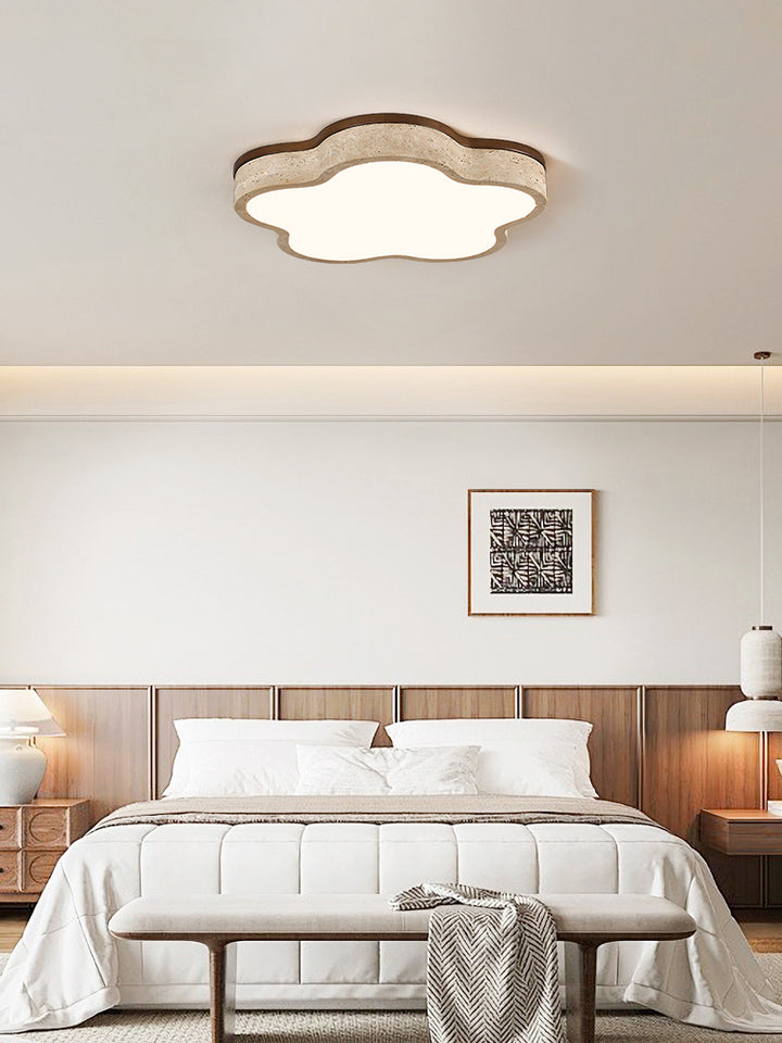 Cloudline Travertine Ceiling Lamp