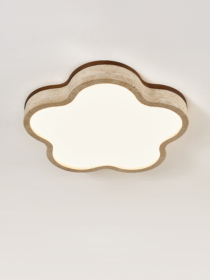 Cloudline Travertine Ceiling Lamp