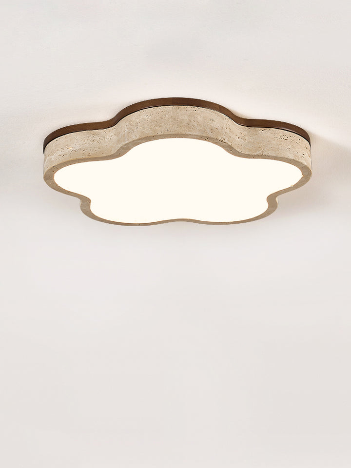 Cloudline Travertine Ceiling Lamp