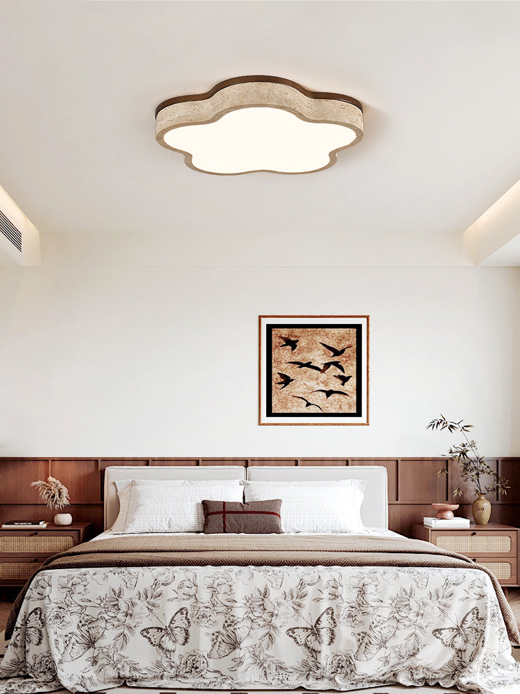 Cloudline Travertine Ceiling Lamp
