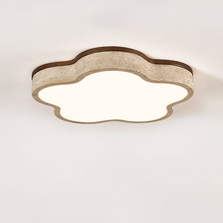 Cloudline Travertine Ceiling Lamp