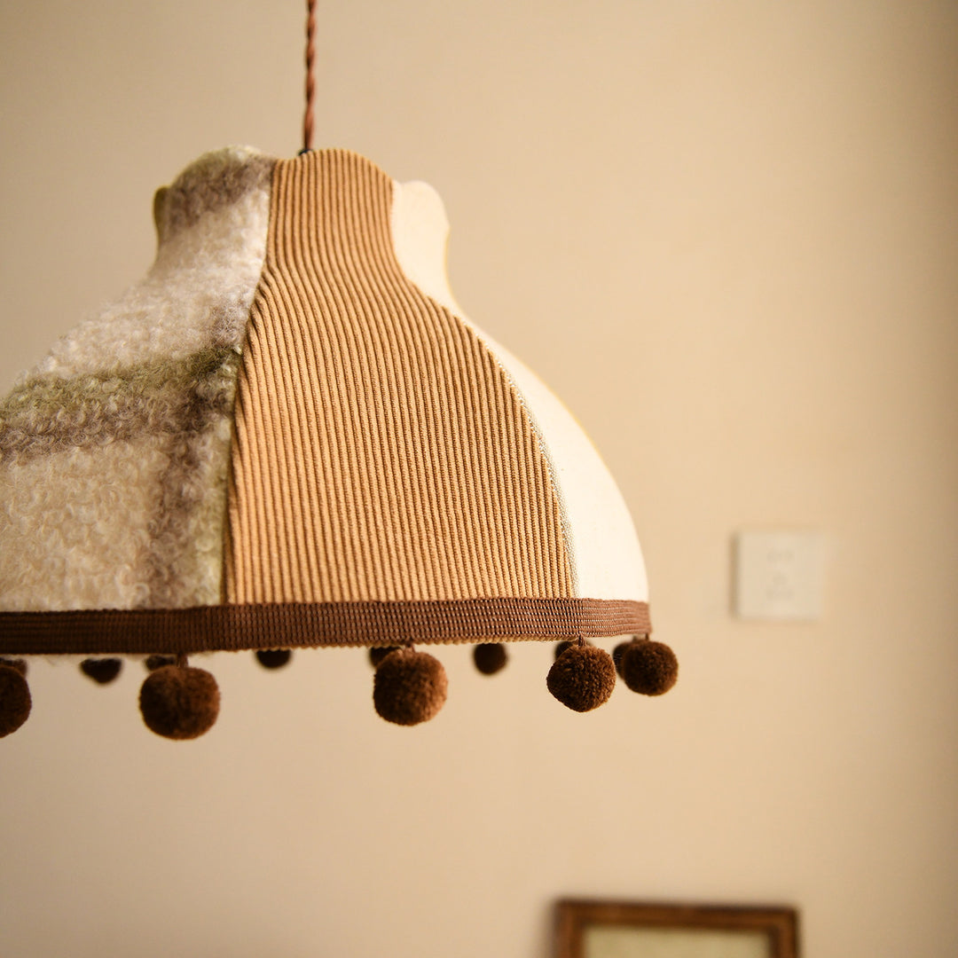 Clover Pom-Pom Trim Pendant Light - Vakkerlight
